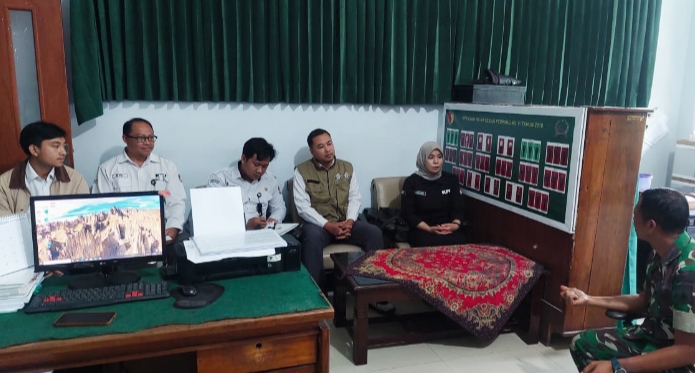Kegiatan Penyandingan dan Pemutakhiran Data Pemilih Berkelanjutan (PDPB) KPU Kota Batu di Aula Kodim 0818/Malang-Batu.