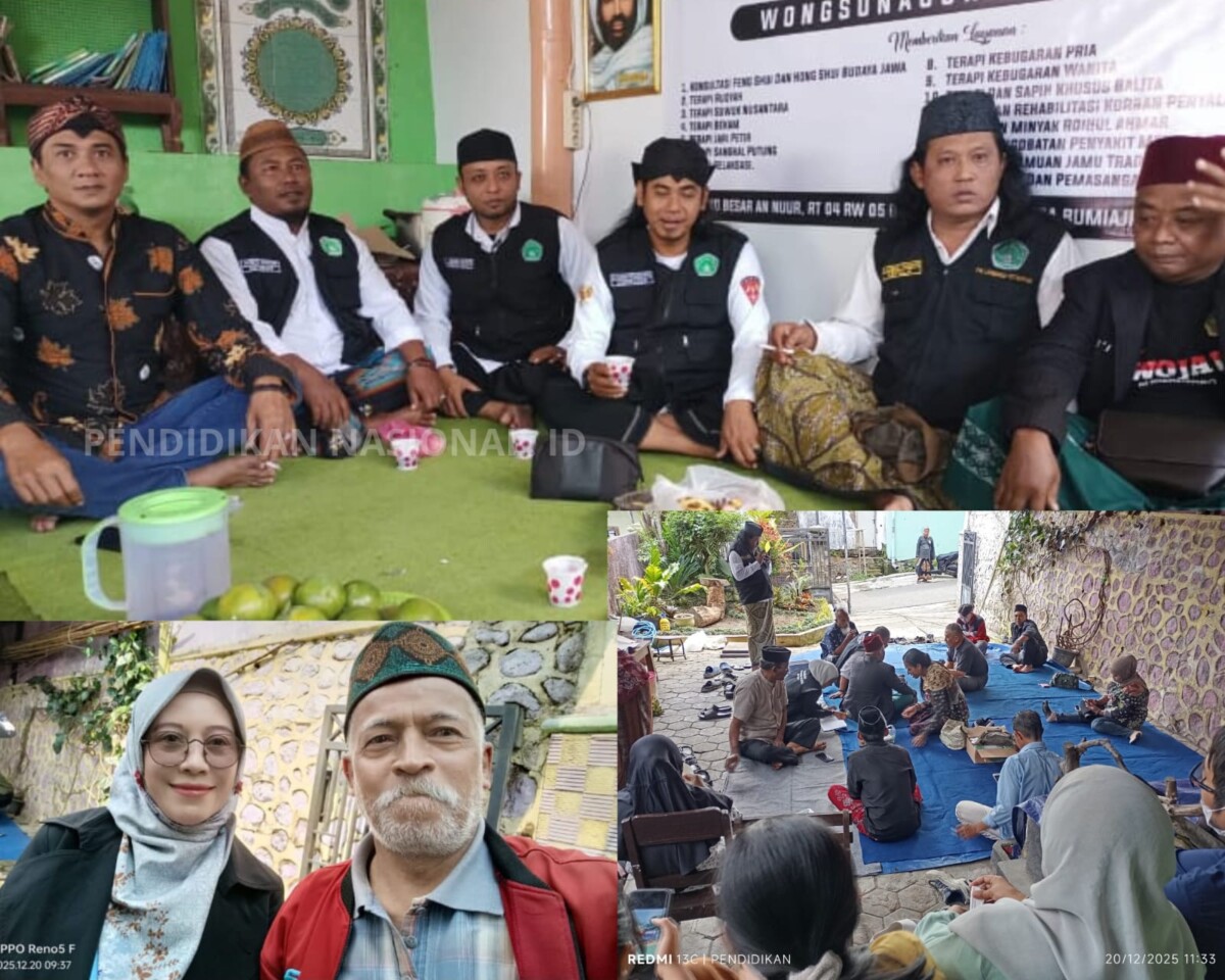 Suasana ramai dan penuh semangat dalam acara Pengobatan Tradisional dan Gemblengan Ilmu Kanuragan untuk memperingati Haul Gus Dur di Batu