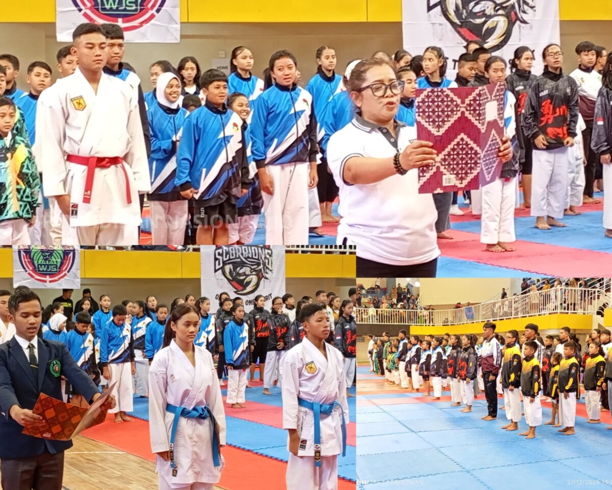 Prosesi Pembukaan Champion The Batu Karate Challenge Series Open Tournament