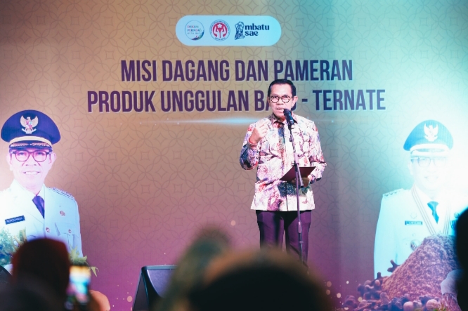 Wali Kota Batu ketika memberikan sambutanya