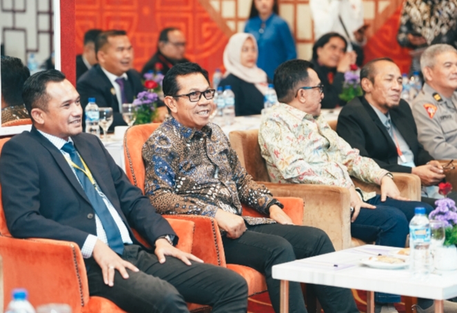 Suasana Rapat Anggota DPC PERADI Malang yang dihadiri Wali Kota Batu Nurochman, membahas sinergi perluasan akses bantuan hukum.