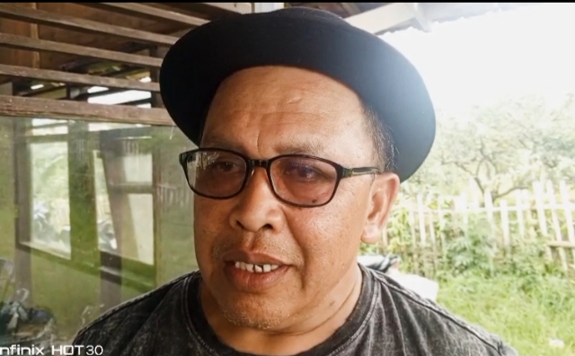Ketua Panitia ketika menjelaskan terkait Festival Njenang