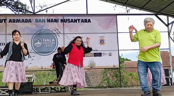 IKELDA dengan Energik Line Face dengan di iringi lagu Jogja Istimewa