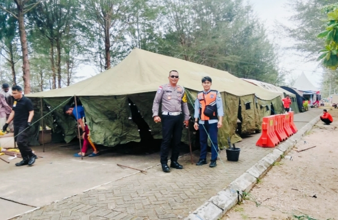 Operasi Lilin Seligi 2025 Diperkuat, Sinergi Pemda dan Polres Natuna Dirikan Posko Pengamanan