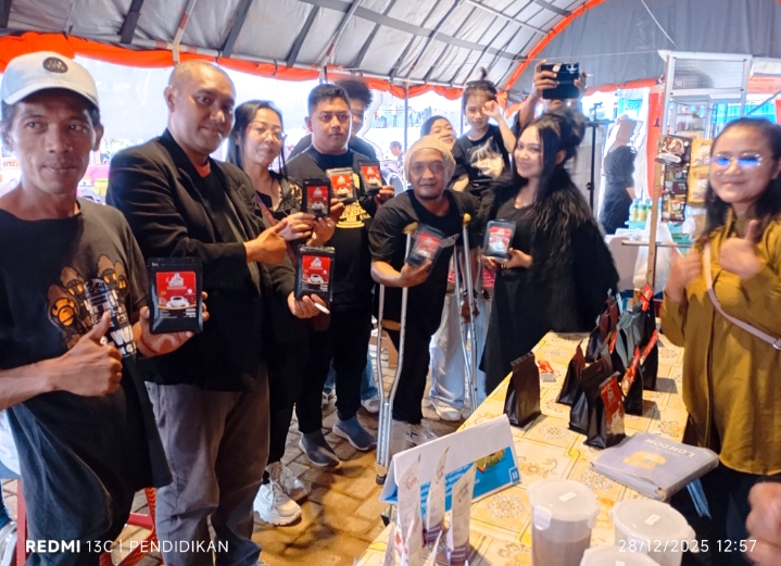 Kopi Gandon ketika di beli oleh kelompok disabilitas