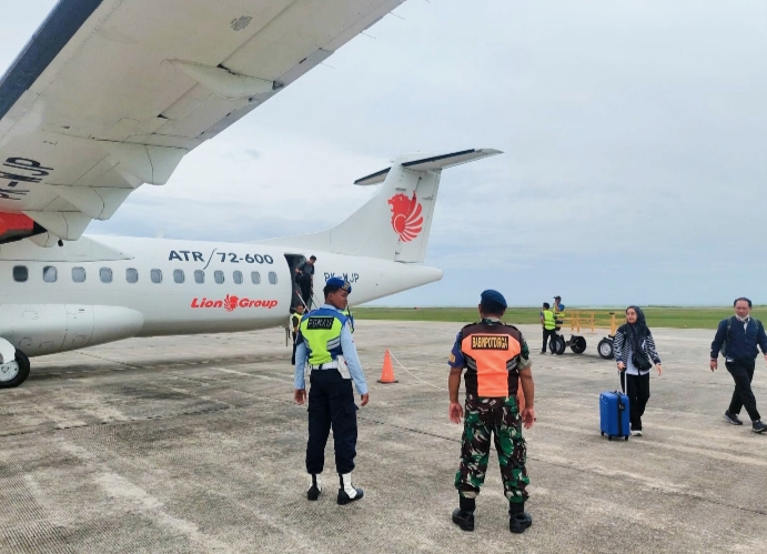 TNI AU Amankan Bandara Raden Sadjad Natuna Hadapi Arus Mudik Nataru 2025/2026
