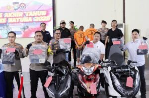 Polres Natuna Tangkap Dua Pencuri Motor di Parkiran RSUD Ranai, Satu ABH