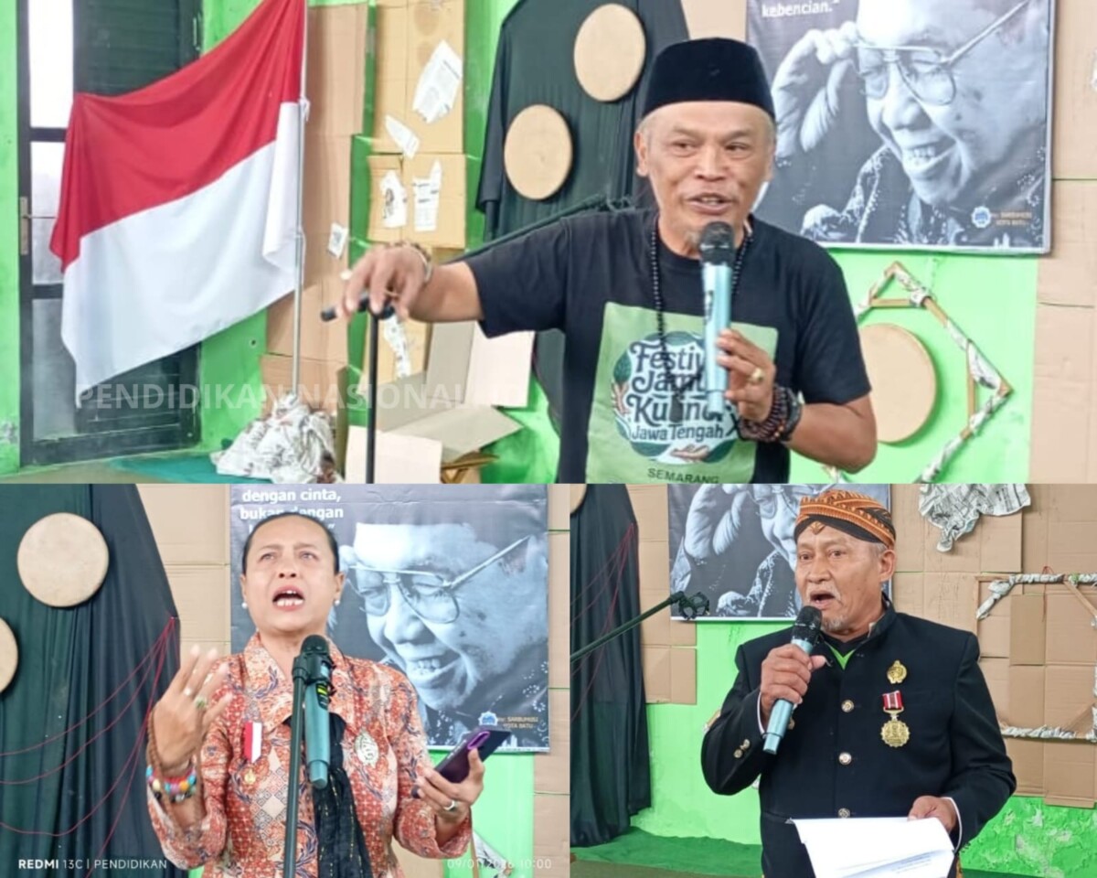 Mad Berlin, Ririn Ki Sutopo ketika membacakan puisi puisinya