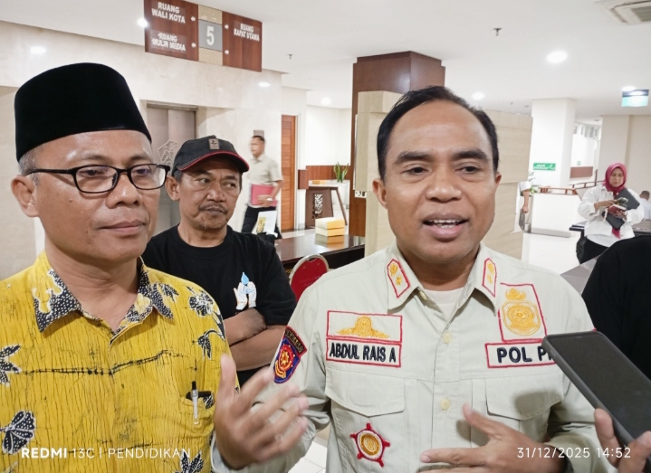 Kasatpol PP, ketika memberikan ungkapanya kepada awak media