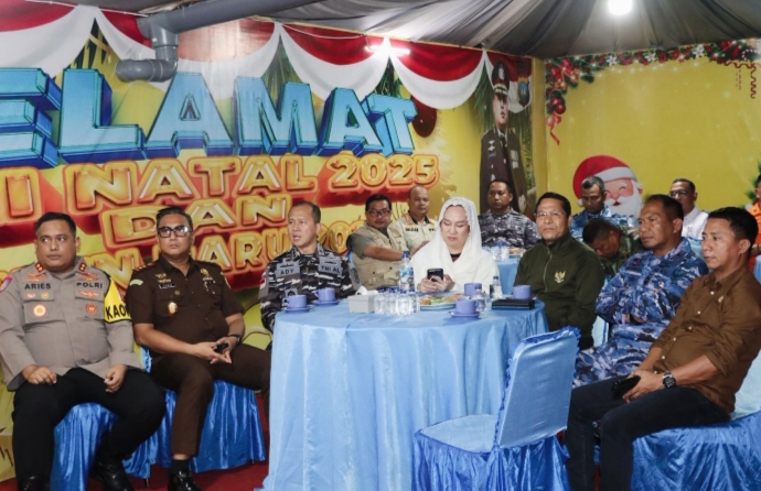 Jajaran Forkopimda ketika di tempat lokasi