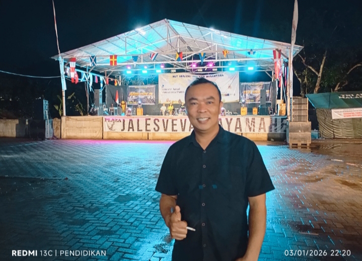 Selaku Owner New MANDALA ketika di lokasi saat acaranya berakhir
