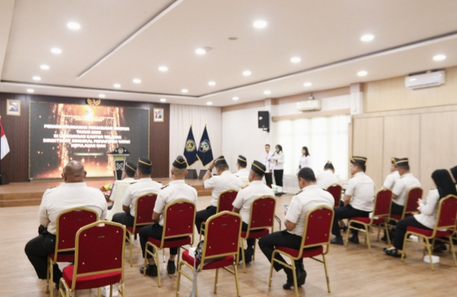 Seluruh Kepala UPT Pemasyarakatan se-Kepulauan Riau menghadiri acara penandatanganan Perjanjian Kinerja 2026 di Aula Kanwil Ditjenpas Kepri