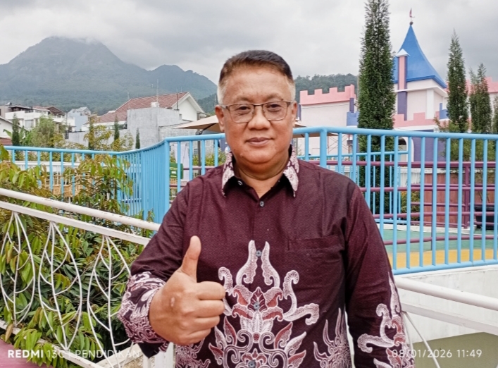 Ketua APEL Kota Batu, ketika di lokasi usai dialog interaktif