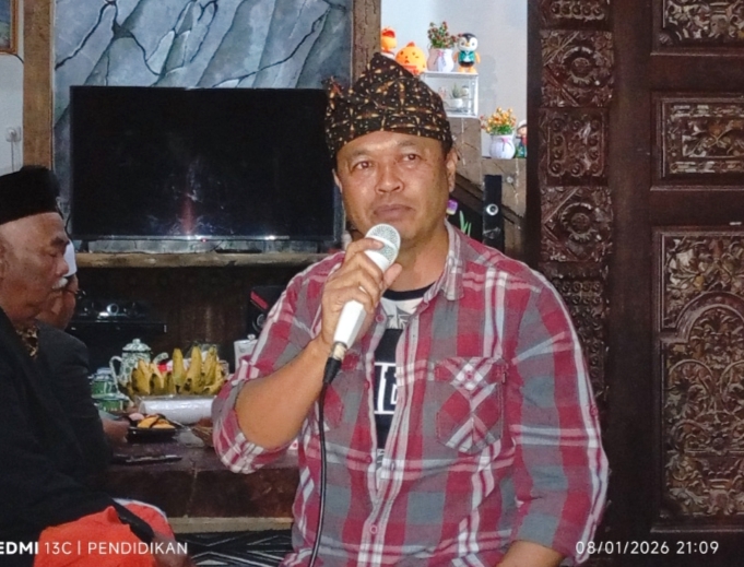 Camat Bumiaji, Thomas Mandi,S.Sos., mewakili Wali Kota Batu ketika menyampaikan apresiasinya