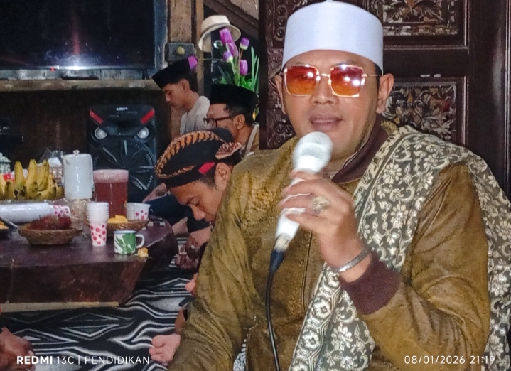 Gus Agung Perkasa ketika memberikan pencerahan rohani