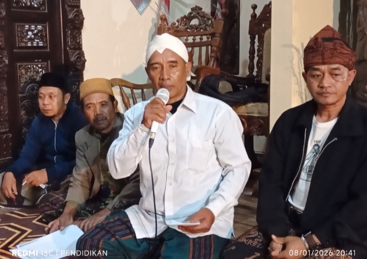 Pengurus HIPPA Suwito ketika memberikan sambutanya