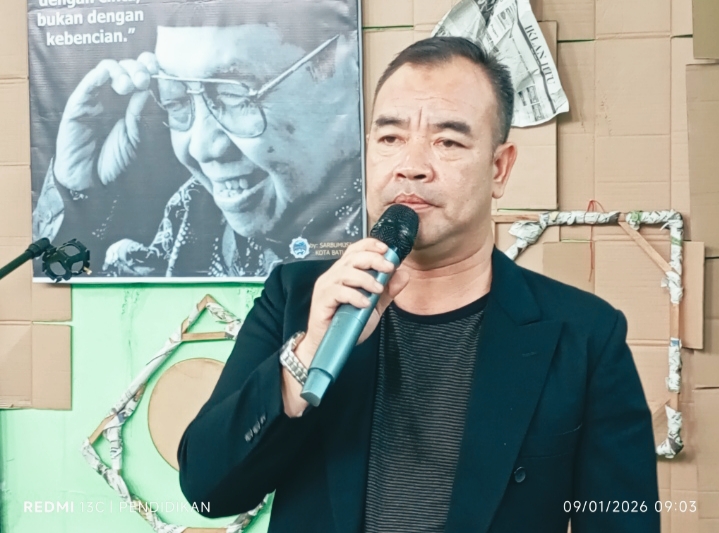Ketua Panitia ketika memberikan prakatanya