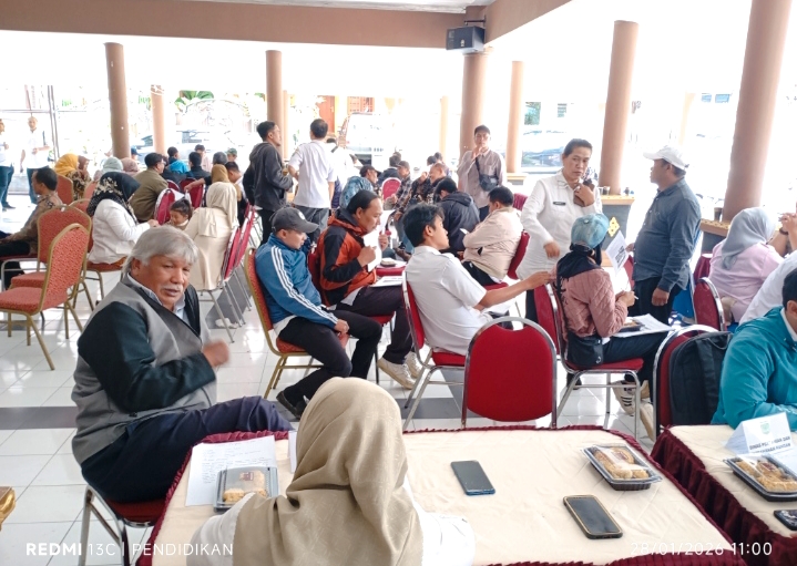 Tampak dari berbagai desa dan BPD mengajukan usulanya kepada Dinas terkait