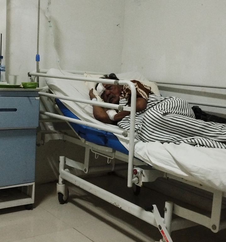 Ayah dari Mas Gatot ( Bemo ) ketika di RS, di rawat selama tiga hari, kemudian diantar kembali ke rumahnya dengan bantuan Mobil Ambulan. 