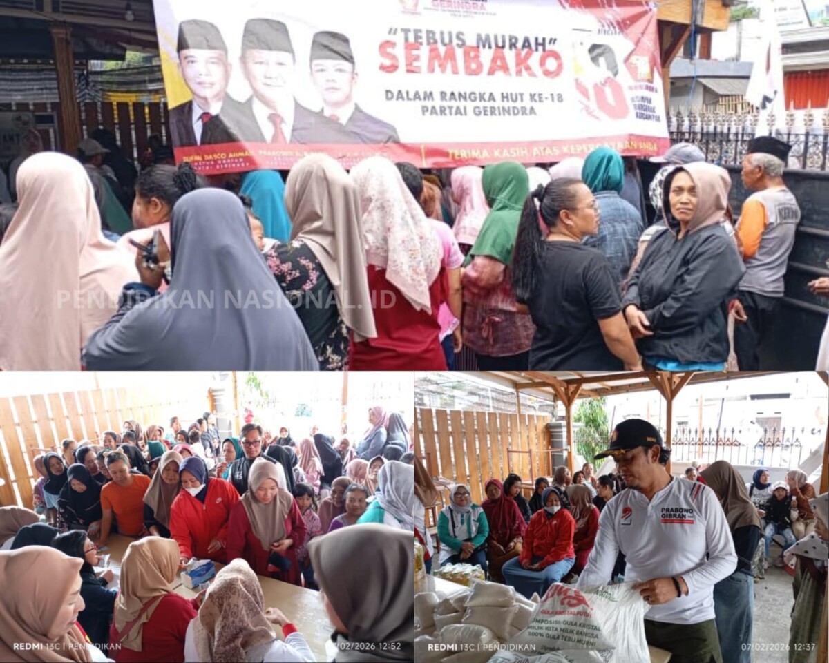 Antusias ratusan masyarakat berduyun-duyun ikuti sembako murah