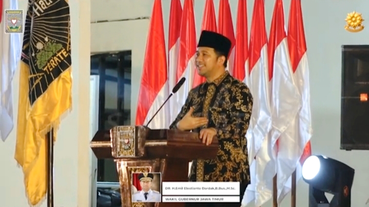 Wakil Gubernur Jawa Timur ketika memberikan ungkapnya dalam acara PARLUH 2026