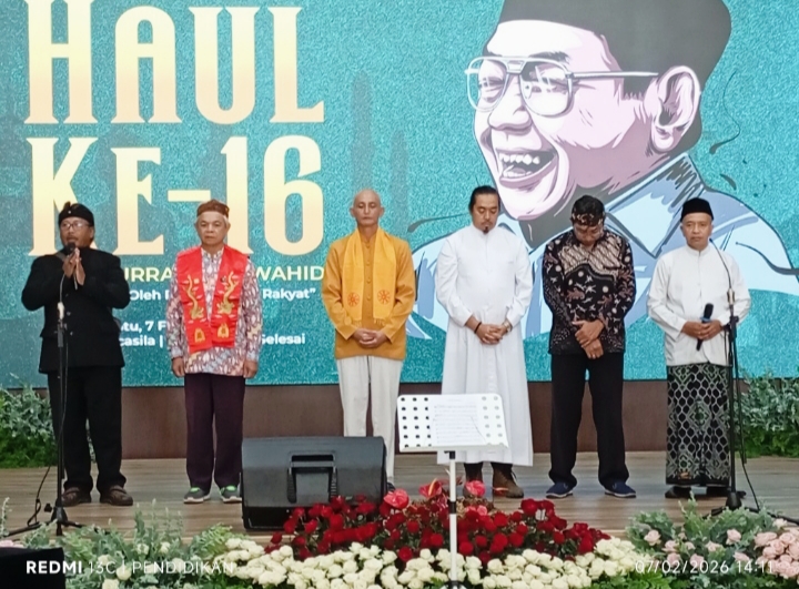 Doa Lintas Agama dalam Haul Gus Dur ke-16