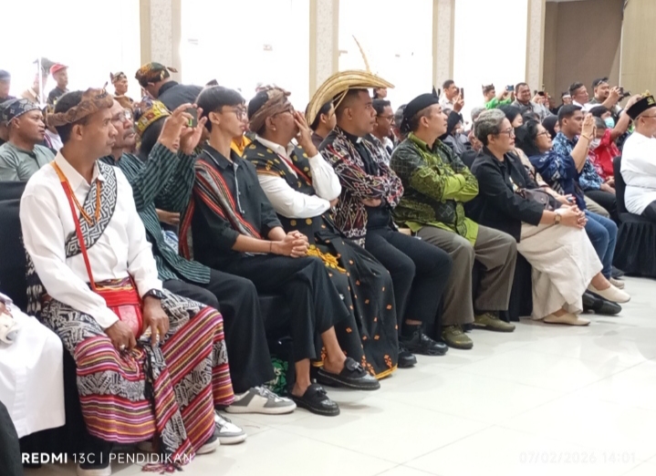 Tampak dari Lintas Agama dan Gus Durian mengikuti dengan khitmad