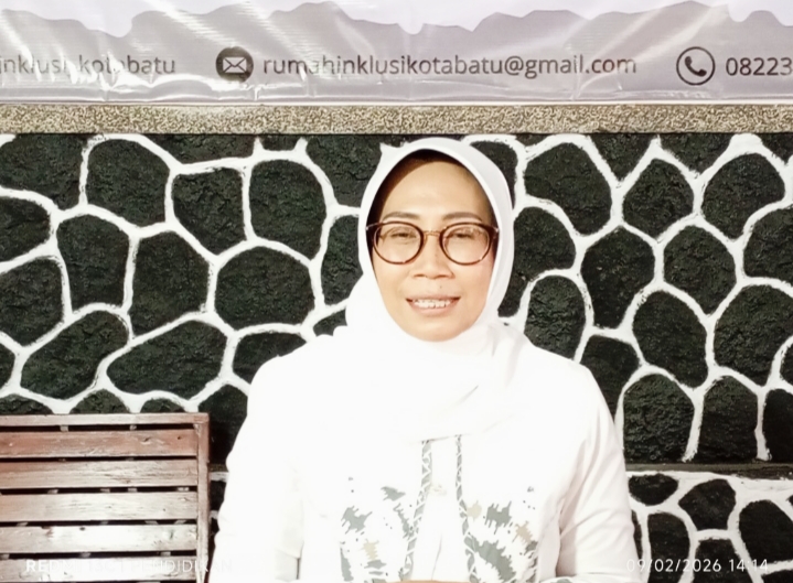 Ketua TP PKK Kota Batu, Siti Faujiyah ketika memberikan sambutanya