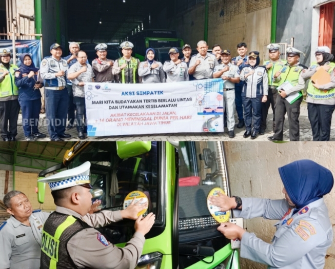 Polda Jatim Ramp Check Ketat, Seluruh Kru Bus PO Duta Prima Dinyatakan Bebas Narkoba