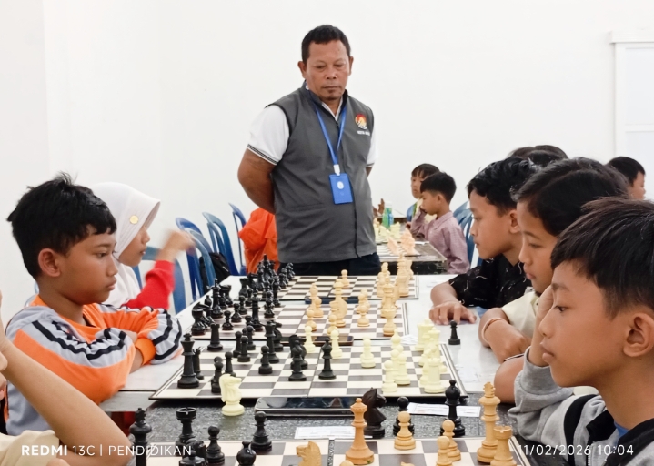 Suasana Wasit ketika berada di area kejuaraan Catur