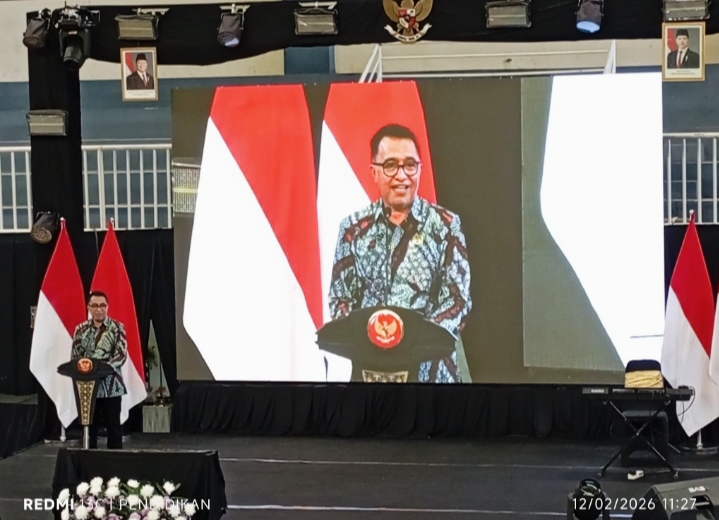 Ketua DPRD Kota Batu, Didik Subianto ketika di Musrenbang Kec. Batu