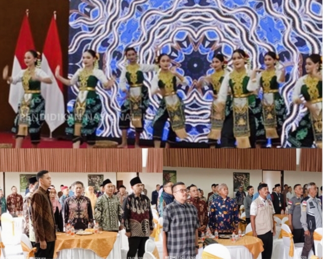 Tarian pembuka didalam acara Musrenbang Kec. Junrejo 
