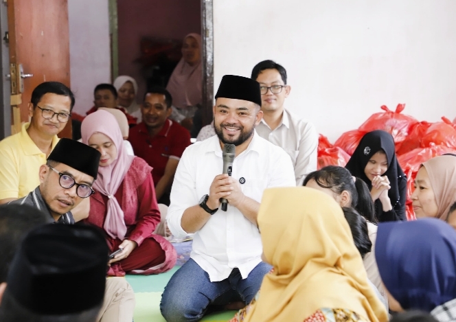 Wakil Wali Kota Batu, Beli Suyanto ketika memberikan sambutanya
