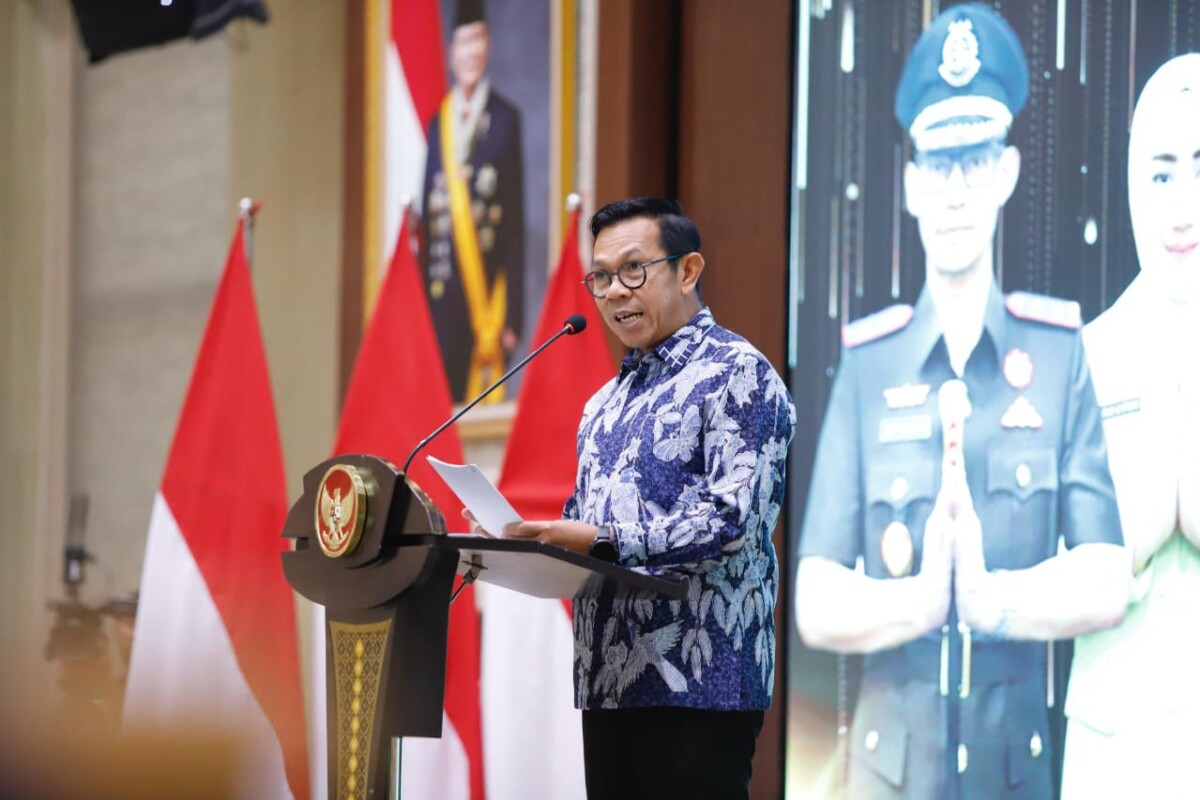 Wali Kota Batu Nurochman menyampaikan apresiasi sinergi dengan Kejaksaan Negeri Batu dalam acara pisah sambut Kajari di Balai Kota Among Tani