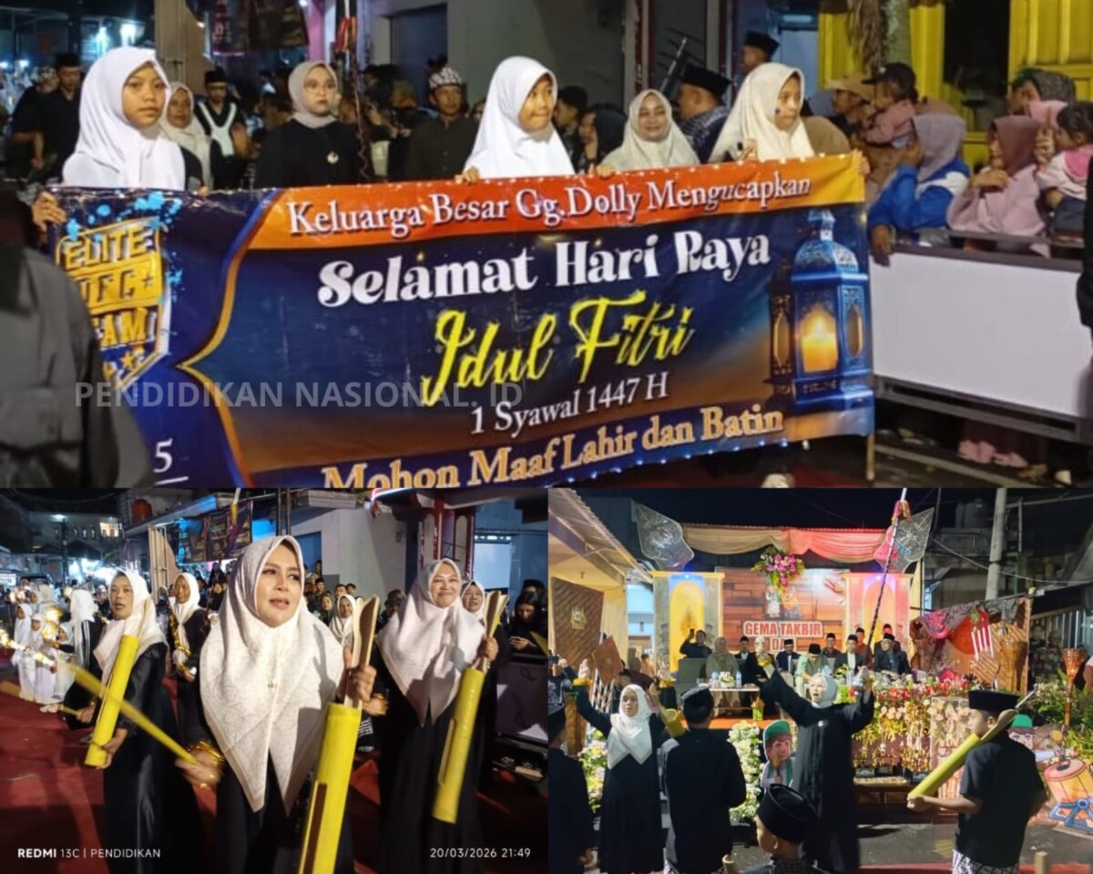 Salah satu penampilan peserta Gema Takbir dan Festival Lampion 2026.