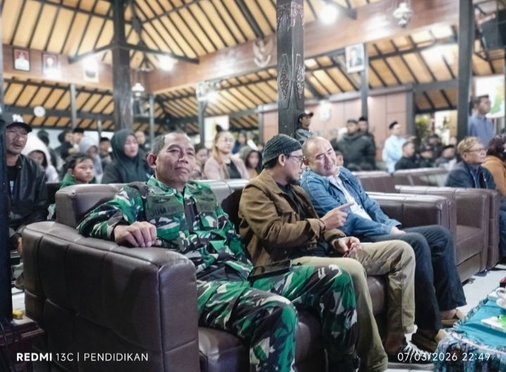 Tampak hadir Danramil Batu, Camat Batu, Anggota DPRD Batu ketika di acara Patrol Fest Kelurahan Ngaglik