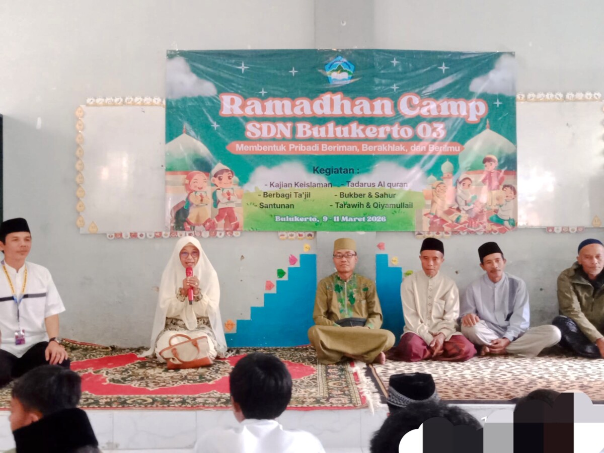 Pengawas TK/SD dari Dinas Pendidikan Kota Batu hadir dan memberikan apresiasinya dengan kegiatan Camp Ramadhan SD Negeri Bulukerto 03.