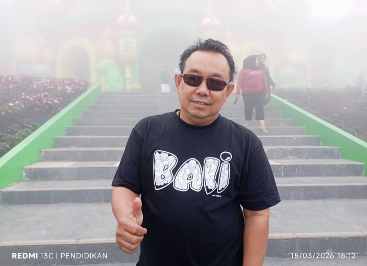Salah satu pengunjung dari Karangploso Kab. Malang ketika di Mikutopia. 