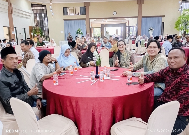 Ketua Band Power of Disability, ketika bersama Disabilitas yang lainya pada kegiatan halal bihalal. 
