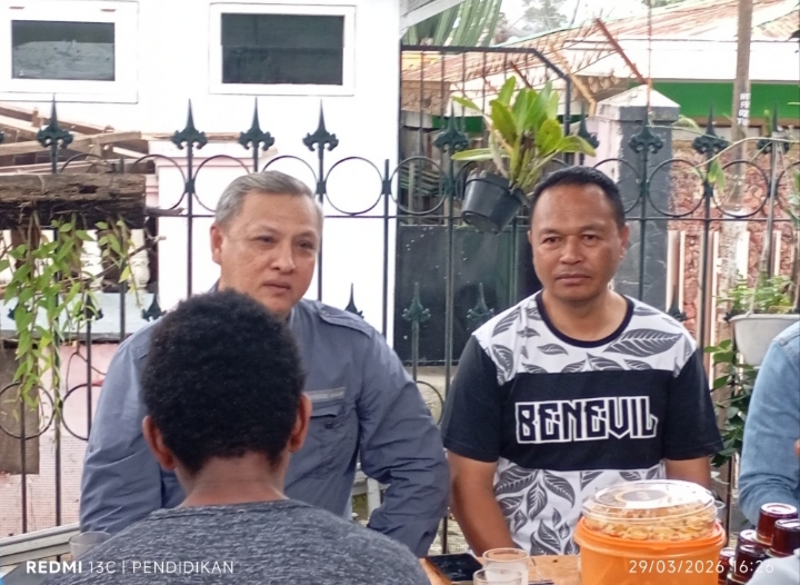 Thomas Maydo ketika memberikan pengarahan