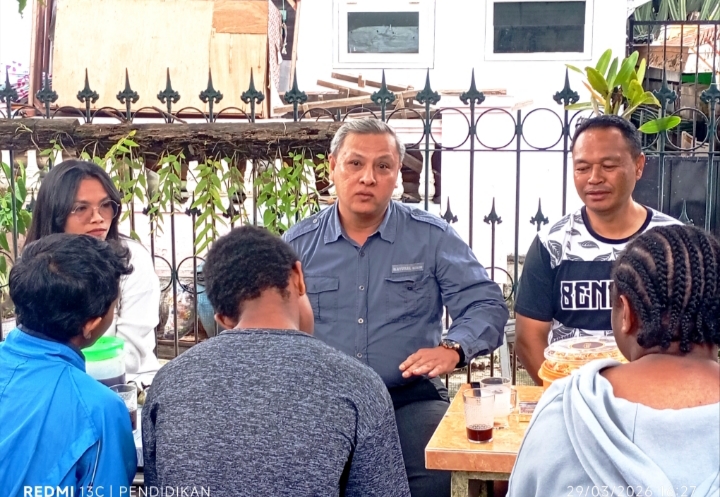Sebagai tokoh masyarakat,Muhamad Jamil ketika memberikan pengarahan.