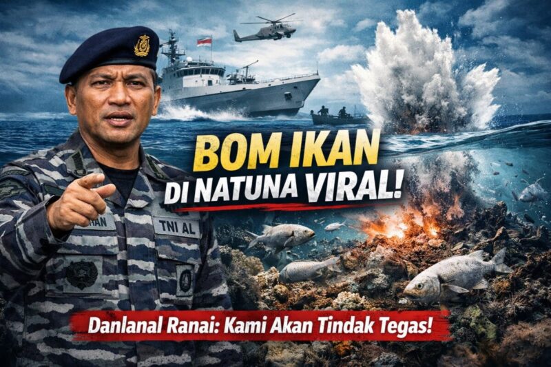 Bom Ikan di Natuna Viral, TNI AL Siap Tindak Tegas Pelaku