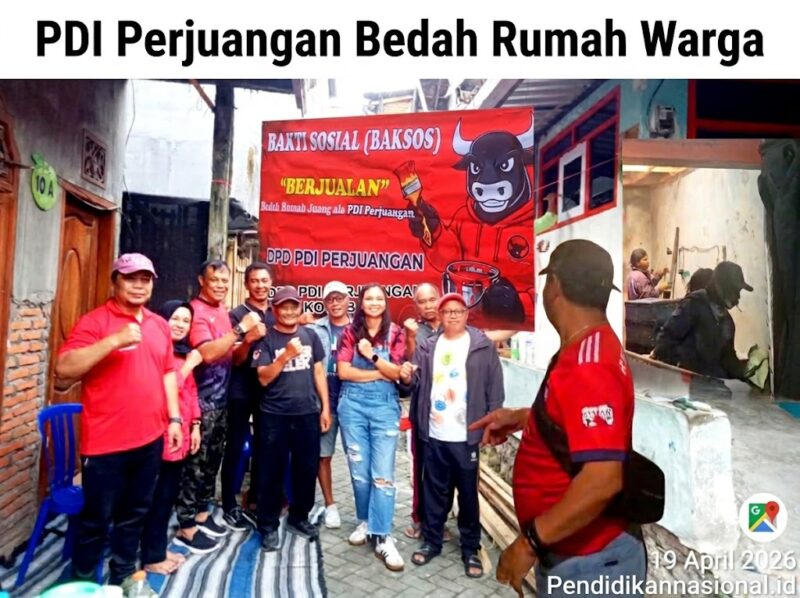 PDIP Kota Batu Turun Tanpa Seragam, Bedah Rumah Warga Hingga Pelosok