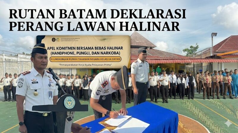 Rutan Batam Deklarasikan Perang Melawan HALINAR