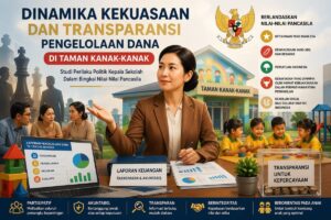Dinamika Kekuasaan dan Transparansi Pengelolaan Dana di Taman Kanak Kanak : Studi Perilaku Politik Kepala Sekolah Dalam Bingkai Nilai Nilai Pancasila