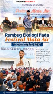 Rembug Ekologi,Festival Mata Air Jadi Alarm Keras Kota Batu