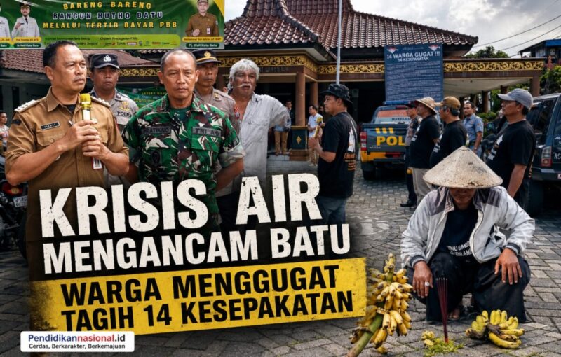 Krisis Air Mengancam Batu Warga Giripurno Menggugat Tagih 14 Kesepakatan