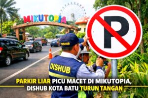 Parkir Liar Picu Macet di Mikotopia, Dishub Kota Batu Turun Tangan