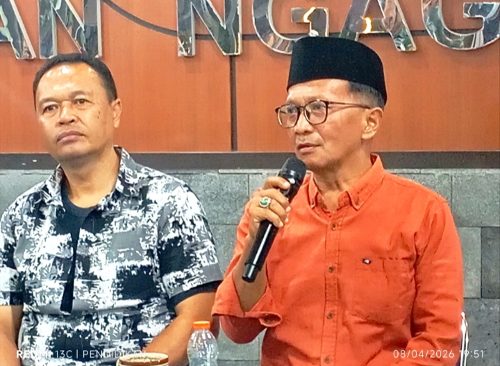 Ketua FPK, Muhajir ketika memberikan pencerahan pencerahanya.