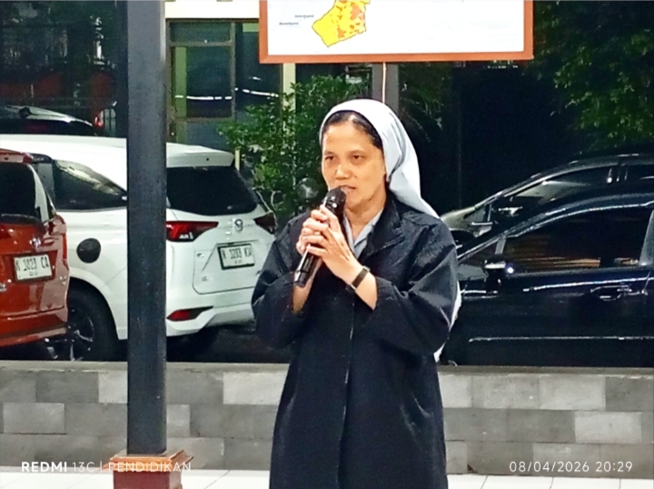 Ketika Para Suster pada sesi perkenalan nuansa silaturahmi.
